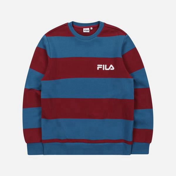 Fila Mikiny Damske Modre / Červené - Striped Vypredaj - Slovakia 74213-EXHK